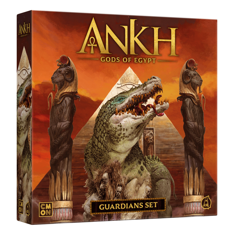Figurines / Bases Horus & Ankh - Gods Of Egypt - Jeu CMON - Occasion (voir Photo)