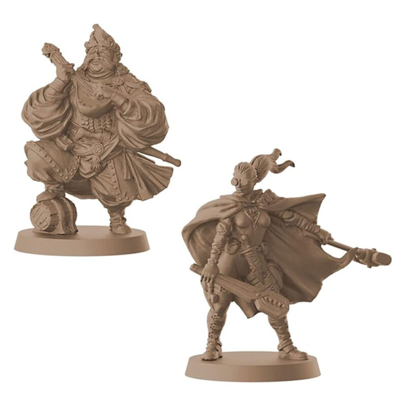 Massive Darkness 2 Heroes & Monster Set – Bards & Tinkerers vs Metal Angel