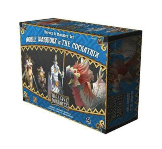 Massive Darkness Noble Warriors vs the Cockatrix