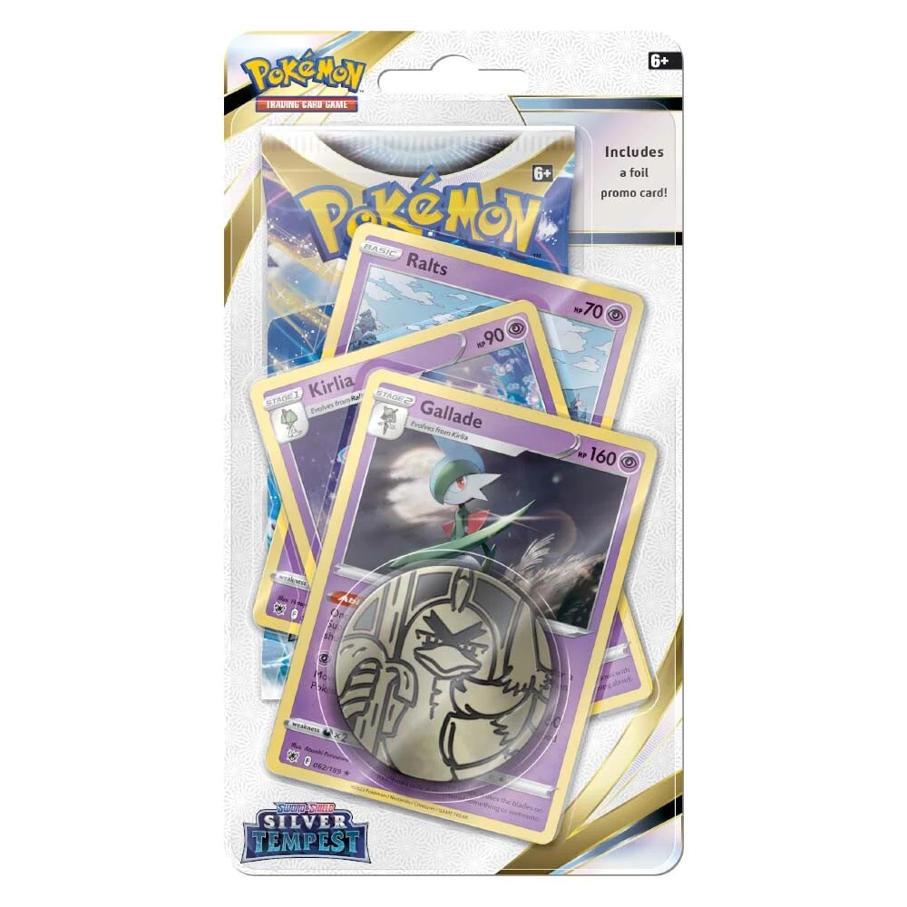 Pokemon TCG Sword & Shield Silver Tempest Booster Pack, Coin & Ralts Promo Cards Pokemon TCG: Sword & Shield Silver Tempest Booster Pack, Coin & Ralts Promo Cards - Slika 1