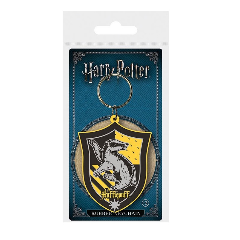 Harry Potter Rubber Keychain Hufflepuff 6 cm Harry Potter Rubber Keychain Hufflepuff 6 cm - Slika 1