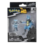 Pokemon Select Action Figures 2-Pack Evolution Riolu, Lucario - Slika 4