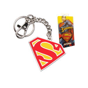 Superman 5cm Color Logo Keychain- Kraken