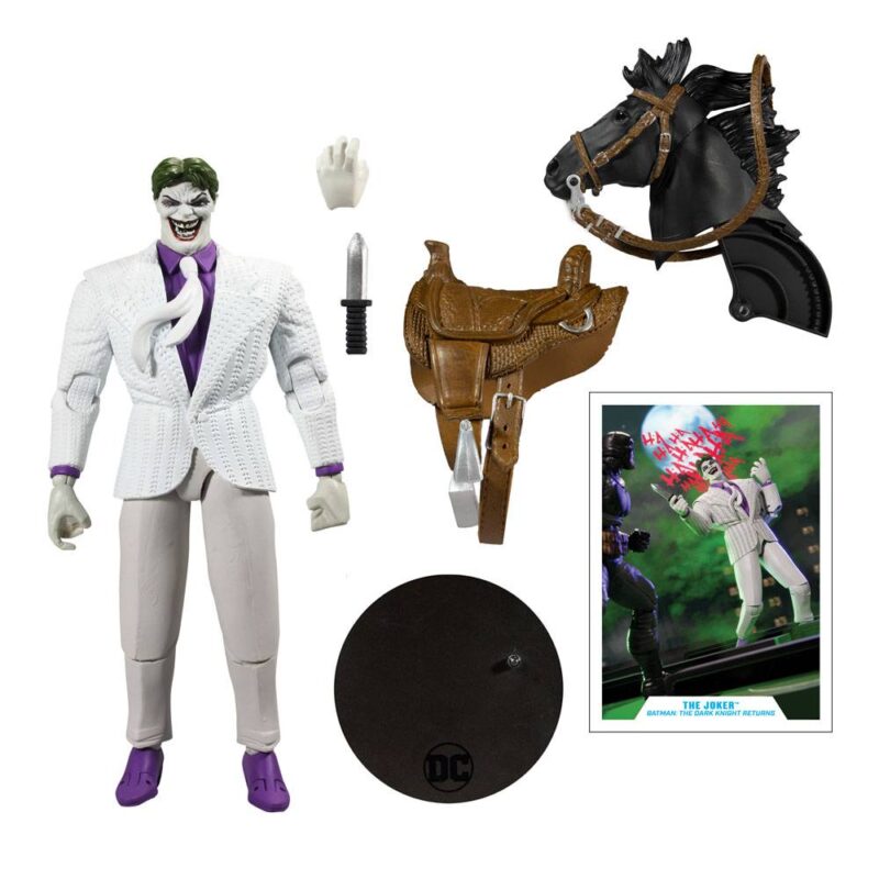 DC Retro Action Figure Batman 66 The Joker (Black & White TV Variant) 15 Cm