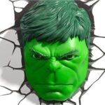 Marvel 3D LED Light Hulk Face 3D - Slika 3