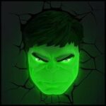 Marvel 3D LED Light Hulk Face 3D - Slika 4
