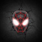 Marvel 3D LED Light Spider-Man Miles Morales Face 3D - Slika 2