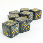 Black D6 Counter Set Kockica - Slika 3