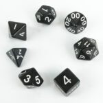 Black Opaque Set Kockica - Slika 2