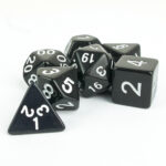 Black Opaque Set Kockica - Slika 3