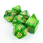Grass Green Pearl (Golden Font) Set Kockica - Slika 3