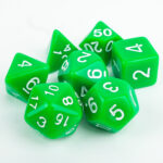 Green Opaque Set Kockica