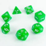 Green Opaque Set Kockica - Slika 2