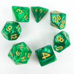 Green Pearl (Golden Font) Set Kockica - Slika 2