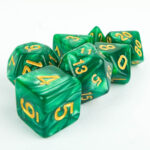 Green Pearl (Golden Font) Set Kockica - Slika 3