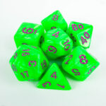 Green Pearl (Purple Font) Set Kockica