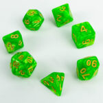 Light Green Pearl (Golden Font) Set Kockica - Slika 2