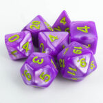 Light Purple (Green Font) Set Kockica