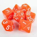 Orange Opaque Set Kockica