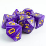 Purple Pearl (Golden Font) Set Kockica - Slika 3