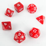 Red Opaque Set Kockica - Slika 2