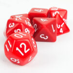 Red Opaque Set Kockica - Slika 3