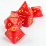 Red Pearl (Golden Font) Set Kockica - Slika 3