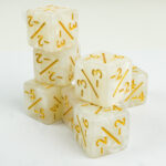 White D6 Counter Set Kockica