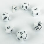 White Opaque Set Kockica - Slika 2