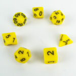 Yellow Opaque Set Kockica - Slika 2