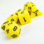 Yellow Opaque Set Kockica - Slika 3