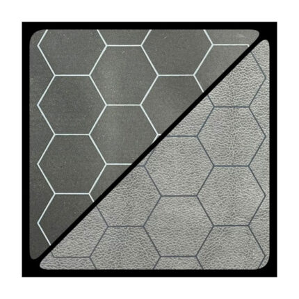 Megamat Reversive Black Grey 1 Hexes (34.5 x 48)