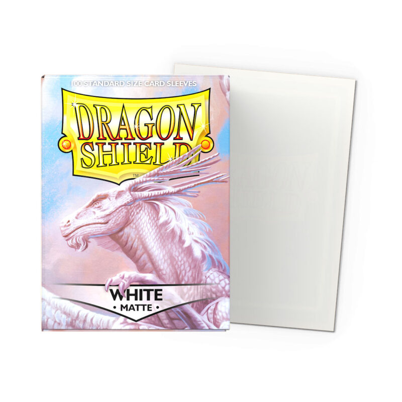 Dragon Shield Matte White Sleeves