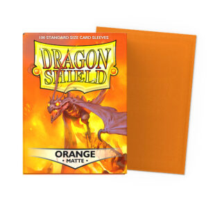 Orange - Matte Sleeves - Standard Size