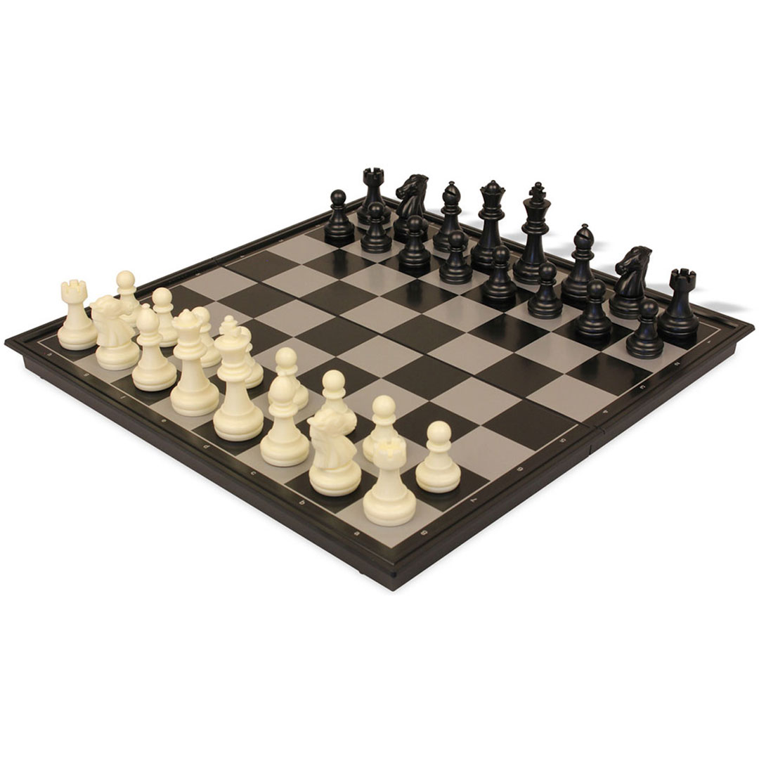 Magnetic-Large-Size-Chess-&-Checkers Magnetic Large Size Chess & Checkers