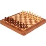 Wooden Folding Magnetic Travel Chess Set