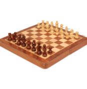 Wooden Folding Magnetic Travel Chess Set