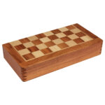 Wooden Folding Magnetic Travel Chess Set - 10" - Slika 3