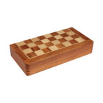 Wooden Folding Magnetic Travel Chess Set - 7" - Slika 3