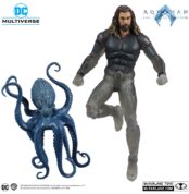 Aquaman and the Lost Kingdom DC Multiverse Action Figure Aquaman (Stealth Suit with Topo) (Gold Label) 18 cm