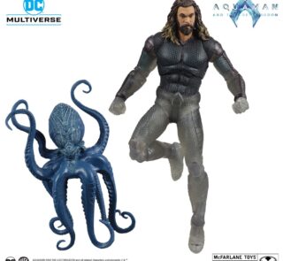 Aquaman and the Lost Kingdom DC Multiverse Action Figure Aquaman (Stealth Suit with Topo) (Gold Label) 18 cm