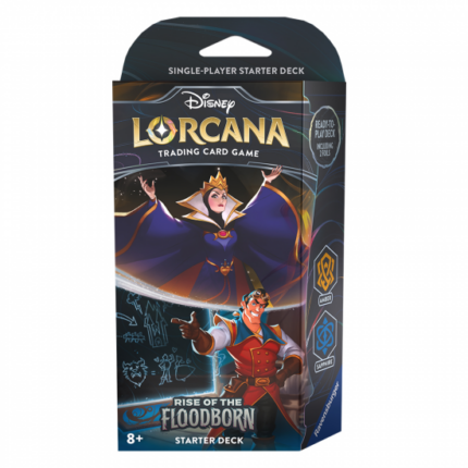Disney Lorcana TCG Rise of the Floodborn Starter Deck - Amber & Sapphire