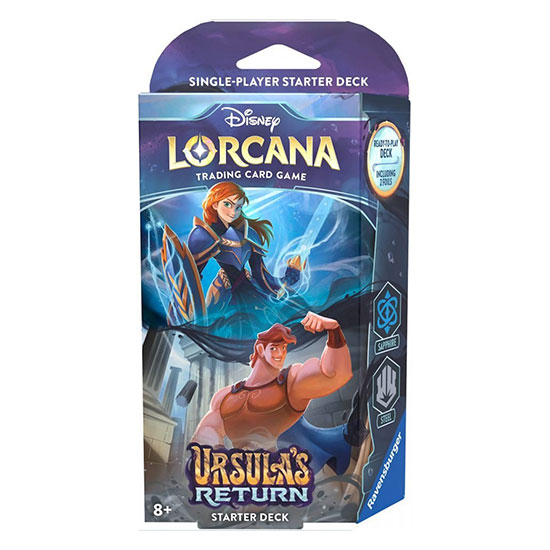 Disney-Lorcana-TCG-Ursulas-Return-Starter-Deck---Sapphire-&-Steel
