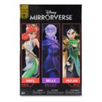 Disney Mirrorverse Action Figures Princess Pack Mulan, Belle (Fractured) & Arielle (Gold Label) 13 - 18 cm - Slika 14