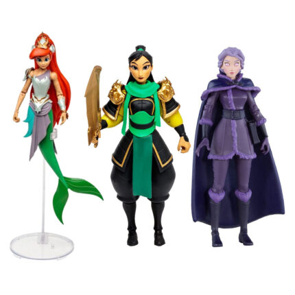 Disney-Mirrorverse-Action-Figures-Princess-Pack-Mulan-Belle-(Fractured)-Arielle-(Gold-Label)-13---18-cm321