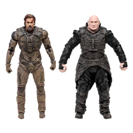 Dune Part Two Action Figure 2-Pack Gurney Halleck & Rabban 18 cm