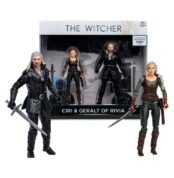 The Witcher Action Figure Geralt and Ciri (Netflix Season 3) 18 cm