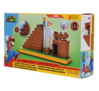 World of Nintendo Super Mario Mini Figure Playset End Level