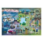 Disney Story Maps Jigsaw Puzzle 101 Dalmations (1000 pieces) - Slika 2
