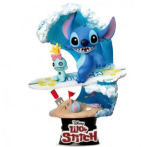 Disney-Summer-Series-D-Stage-PVC-Diorama-Stitch-Surf-15-cm